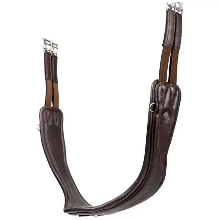 レミュー(LeMieux) 乗馬 腹帯 Gel-Tek Anatomic Jumping Girth Brown