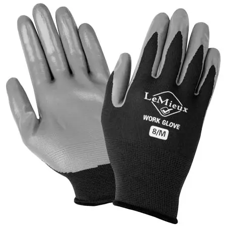 レミュー(LeMieux) 乗馬 グローブ Work Gloves Black