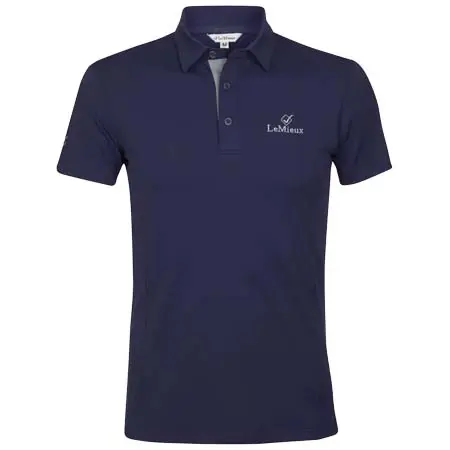 レミュー(LeMieux) 乗馬 ポロシャツ Mens Polo Shirt Navy