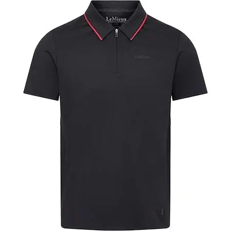 レミュー(LeMieux) 乗馬 ポロシャツ Mens Performance Polo Black