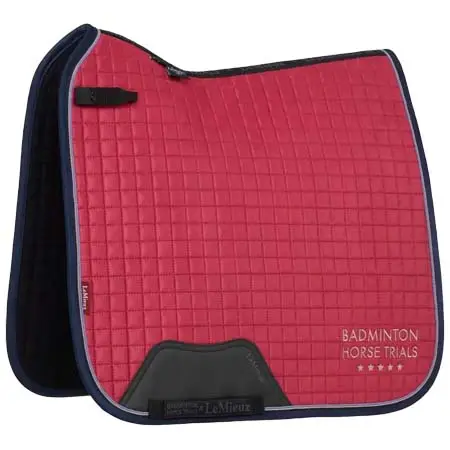 レミュー(LeMieux) 乗馬 ゼッケン・パッド Badminton Dressage Square Cherry Pink