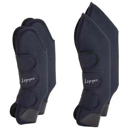 リッポー(Lippo) 乗馬 馬用プロテクター Travel Boots 4-pack – Navy