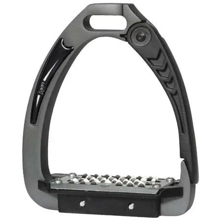 リッポー(Lippo) 乗馬 鐙・鐙革 Safety Stirrup Lippo – Titanium Matt