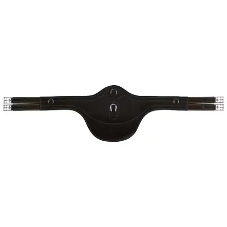 リッポー(Lippo) 乗馬 腹帯 Leather Girth with Belly Plate – Dark Brown