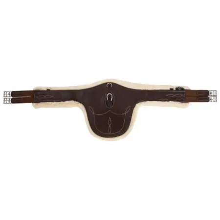 リッポー(Lippo) 乗馬 腹帯 Girth with Belly Plate Smart Fur – Brown