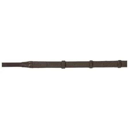 リッポー(Lippo) 乗馬 手綱 Rubber Reins with Stop T – Dark Brown