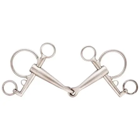 ロレンツィーニ(Lorenzini) 乗馬 ハミ Pelham single jointed anatomic Titanium
