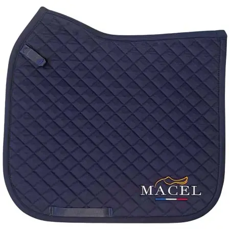 マセル(MACEL) 乗馬 ゼッケン・パッド Dark blue Dressage Saddle Pad