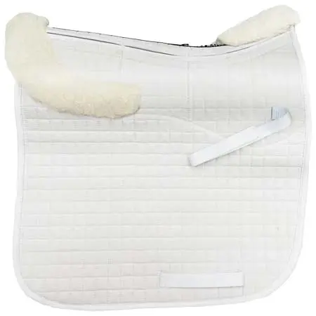 マジックエキップ(Majyk Equipe) 乗馬 ゼッケン・パッド Shimmable Dressage Pad with Sheepskin