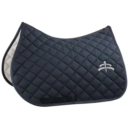メイクビー(makeBe) 乗馬 ゼッケン・パッド Jump wadded saddle pad with Makebe logo