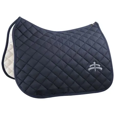メイクビー(makeBe) 乗馬 ゼッケン・パッド Dressage wadded saddle pad with Makebe logo