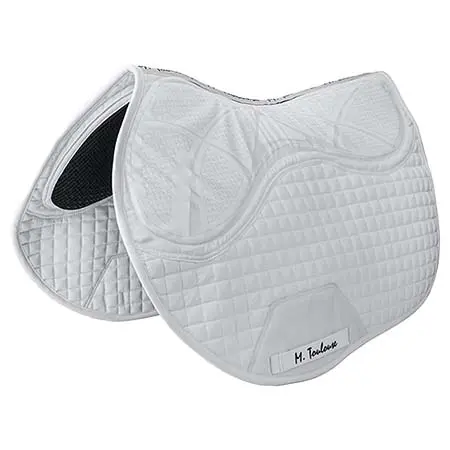 マルセルトゥールーズ(Marcel Toulouse) 乗馬 ゼッケン・パッド Superior AP No-Slip Comfort Flo Saddle Pad – White