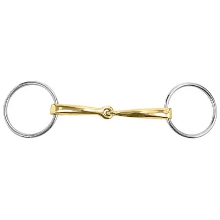 マルセルトゥールーズ(Marcel Toulouse) 乗馬 ハミ Marcel Toulouse Sanft Curved Mouth 14mm Loose Ring Bit