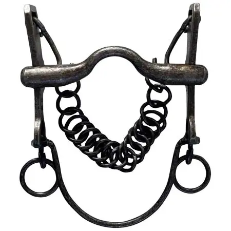 マージョマン・ディストリビューション(Marjoman Distribucion) 乗馬 ハミ Marjoman Distribucion stainless steel 5/5 soft mouthpiece aged cowboy bit
