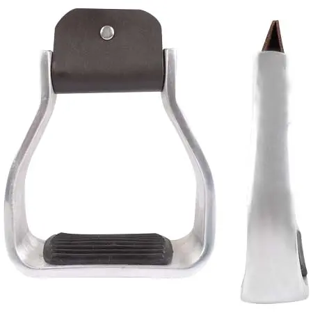 マーティンサドラリー(Martin Saddlery) 乗馬 鐙・鐙革 Aluminum Bell Stirrup, 2-inch Wide