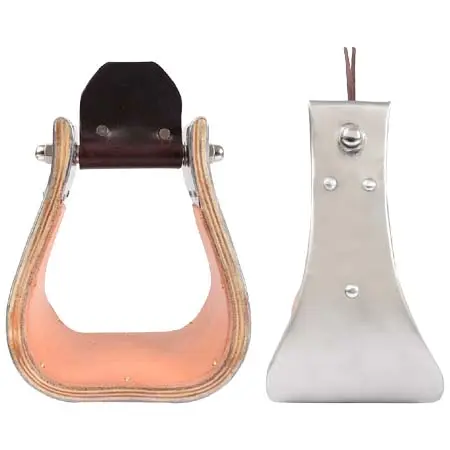 マーティンサドラリー(Martin Saddlery) 乗馬 鐙・鐙革 Monel Stirrup, Silver