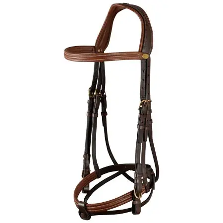 モーレルセリエ(MAUREL SELLIER) 乗馬 頭絡 Maurel Sellerie – Combined Noseband Bridle
