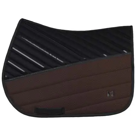 マクシミリアンエクエストリアン(Maximilian Equestrian) 乗馬 ゼッケン・パッド Ego Jumping Saddle Pad (Chocolate)