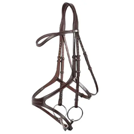 モンタール(Montar) 乗馬 頭絡 US Excellence Bridle Classic Organic Tanned – Brown