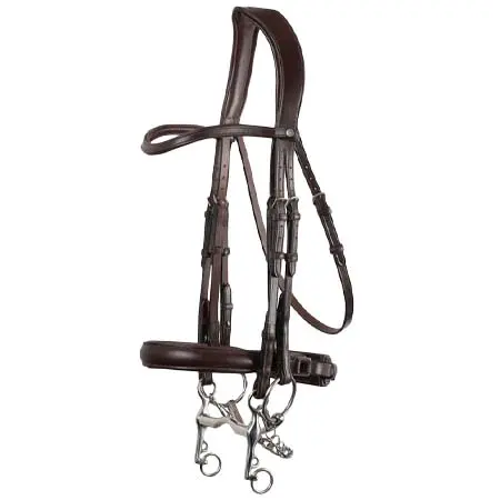 モンタール(Montar) 乗馬 頭絡 Normandie Double Bridle Organic Tanned – Brown