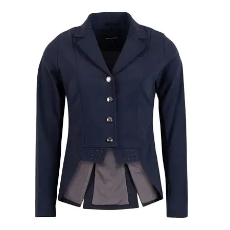 モンタール(Montar) 乗馬 競技用ジャケット Montar Dressage Softshell Show Jacket – Short Tailcoat, Navy