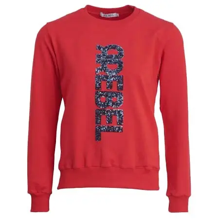 モンタール(Montar) 乗馬 スウェットシャツ Montar Rebel Emilia Paillet Logo Sweat – Red