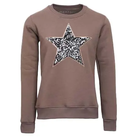 モンタール(Montar) 乗馬 スウェットシャツ Montar Amber brown sweatshirt with star