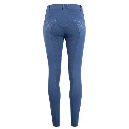 モンタール(Montar) 乗馬 乗馬ズボン Montar Sadie Stone Embroidery Full Grip Breeches – Denim