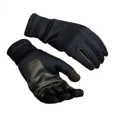 モンタール(Montar) 乗馬 グローブ Softshell Brushed Gloves w. Digital Touch Black