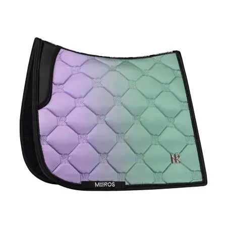 ミセスロス(Mrs. Ros) 乗馬 ゼッケン・パッド CHARMER Dressage Saddle Pad Fade – Lavender Fields