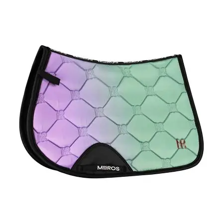 ミセスロス(Mrs. Ros) 乗馬 ゼッケン・パッド Close Contact Jump Fade – Lavender Fields – Cob/full (one size)