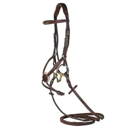 ナンファイナー(Nunn Finer) 乗馬 頭絡 Milano Figure 8 Bridle