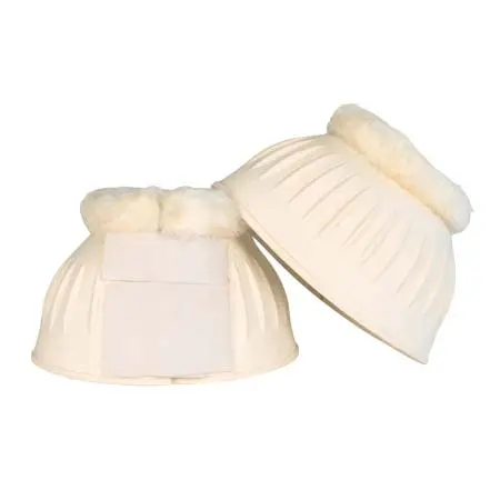 ナンファイナー(Nunn Finer) 乗馬 馬用プロテクター Fleece Lined Velcro Bell Boots