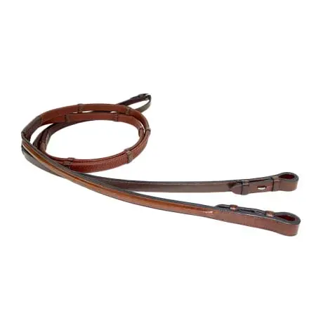 ナンファイナー(Nunn Finer) 乗馬 手綱 Amico Rubber Reins with Hand Stops