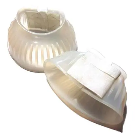 オールドミルサドラリー(Old Mill Saddlery) 乗馬 馬用プロテクター Silicone Over Reach Boots with Double Velcro