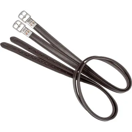 オールドミルサドラリー(Old Mill Saddlery) 乗馬 鐙・鐙革 OMS Covered Stirrup Leathers with Stitching Detail