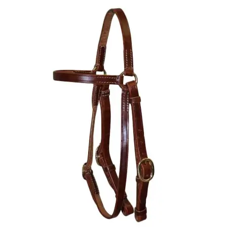 オードリバー(Ord River) 乗馬 頭絡 Oiled Pull-Up Barcoo Bridle & Reins – Shetland Size