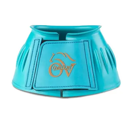 オベーションライディング(Ovation Riding) 乗馬 馬用プロテクター Rubber Bell Boots – Teal