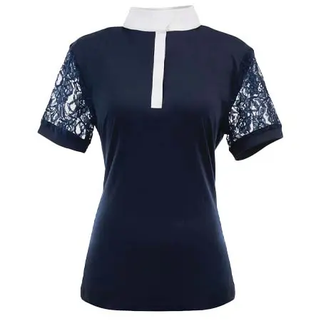 オベーションライディング(Ovation Riding) 乗馬 競技用シャツ Ovation Elegance Lace Show Shirt Short Sleeve