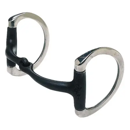 オズビッツ(Oz Bitz) 乗馬 ハミ Oz Bitz Eggbutt Bit with Sweet Iron Mouth & Flat Rings