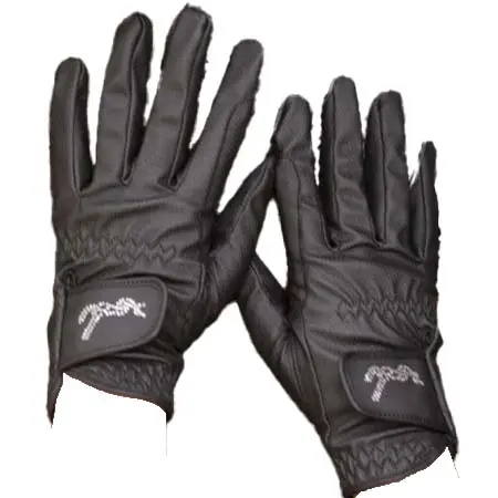 ペネロペ(Penelope) 乗馬 グローブ Eden by Pénélope Black Lyoni Riding Gloves – Children