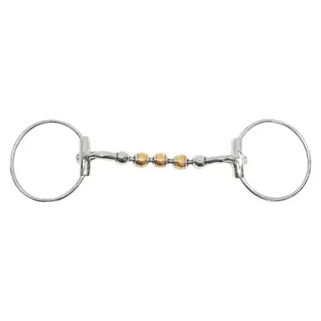 ペソア(Pessoa) 乗馬 ハミ L-001P02 – Pessoa Loose Ring with Copper Ball Mouthpiece