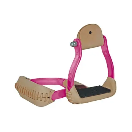プールズ(Pool’s) 乗馬 鐙・鐙革 Aluminium riding stirrups with non-slip footrest