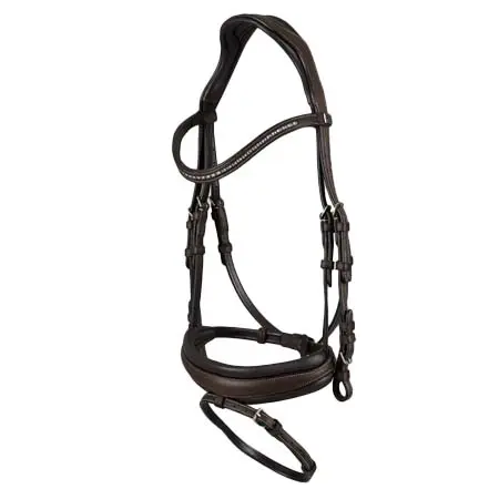 プレミアエクイン(Premier Equine) 乗馬 頭絡 Veneto Anatomical Snaffle Bridle Brown