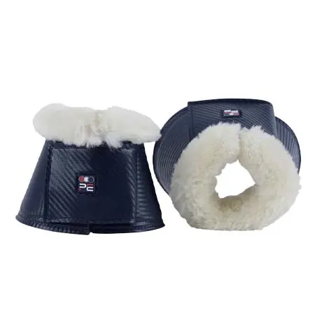 プレミアエクイン(Premier Equine) 乗馬 馬用プロテクター Carbon Tech Techno Wool Over Reach Boots Navy