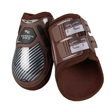 プレミアエクイン(Premier Equine) 乗馬 馬用プロテクター Carbon Pro Fetlock Boots Brown