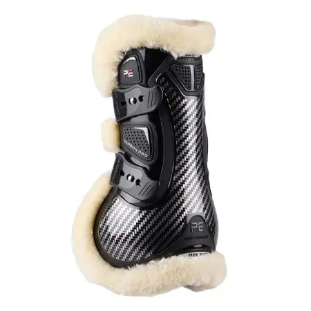 プレミアエクイン(Premier Equine) 乗馬 馬用プロテクター Carbon Pro Techno Wool Tendon Boots Black