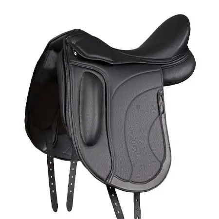 プレミアエクイン(Premier Equine) 乗馬 鞍 Montpellier Synthetic Dressage Saddle Black