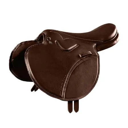 プレミアエクイン(Premier Equine) 乗馬 鞍 PE Leather Full Tree Exercise Racing Saddle Dark Havana