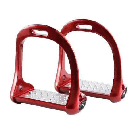 プレミアエクイン(Premier Equine) 乗馬 鐙・鐙革 Jopollo Aluminium Performance Stirrups Red